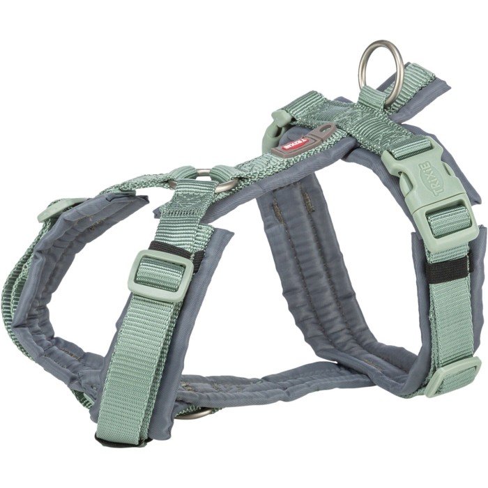 Шлея Trixie "Premium trekking" для собак XS–S: 32–38 cm/13 mm шавлія/графіт
