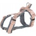 Шлея Trixie "Premium trekking" для собак M–L: 62–74 cm/25 mm пудровий/графіт