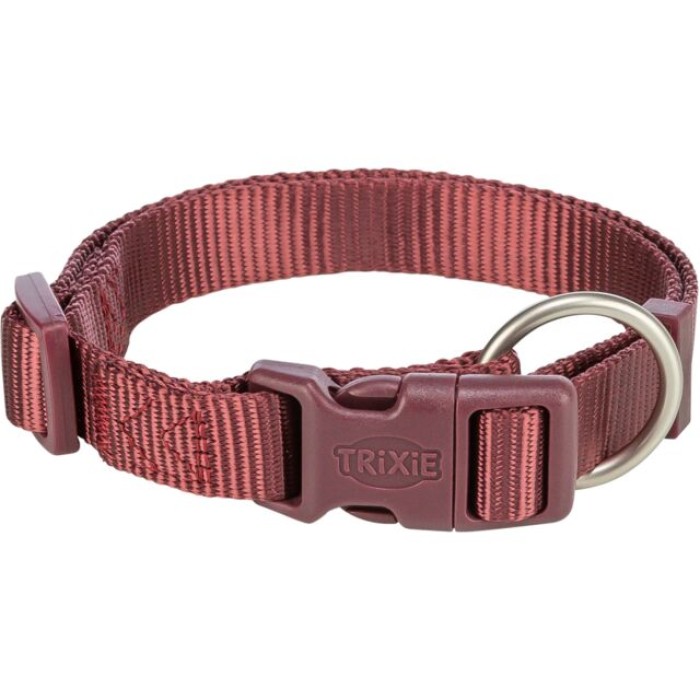 Trixie ошейник "Premium", L-XL: 40-65см/25мм, сангрия