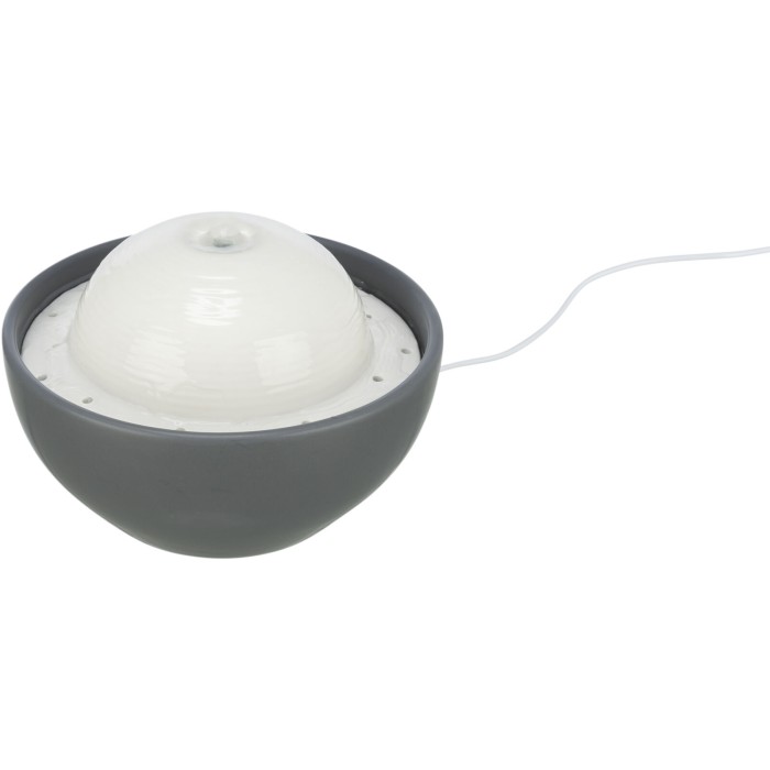 Фонтан Trixie Vital Dome керамічний, 1,5 л, 20х10х20 см, сіро-білий