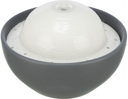 Фонтан Trixie Vital Dome керамический, 1,5л, 20х10х20 см, серо-белый