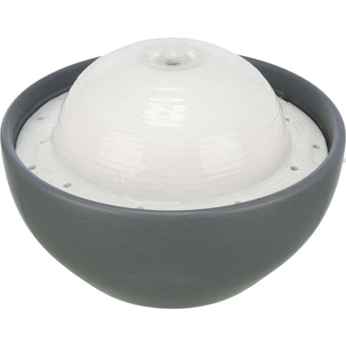 Фонтан Trixie Vital Dome керамічний, 1,5 л, 20х10х20 см, сіро-білий