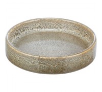 Миска Trixie керамическая, неглубокая, для кошек 0.25л/15см, коричневы..