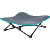 Походний лежак Trixie Camping bed для собак, темно-серый/петроль, 69х20х69см