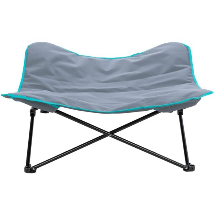 Похідне ліжко Trixie Camping bed для собак, темно-сірий/петроль, 88х32х88см