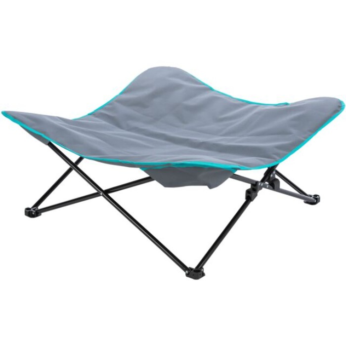 Похідне ліжко Trixie Camping bed для собак, темно-сірий/петроль, 88х32х88см