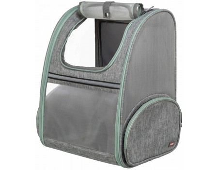 Сумка рюкзак-переноска Trixie "Chloe", 39х43х27 см, світло-сірий