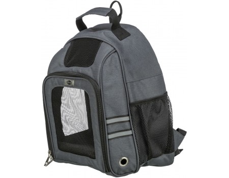 Сумка рюкзак-переноска Trixie "Dan", 34х44х26 см, сірий