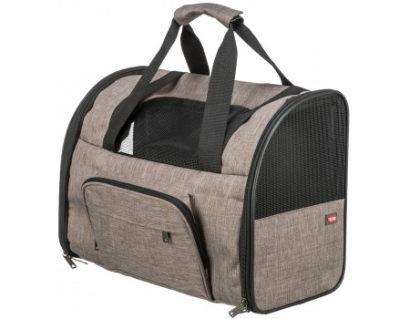 Сумка рюкзак-переноска Trixie "Shiva", 41х30х21 см, коричнева/беж