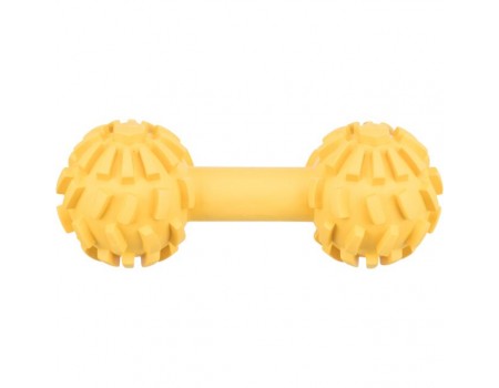 Іграшка-гантель з дзвіночком TRIXIE, 17см, жовта