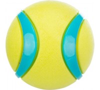 Игрушка для собак TRIXIE, мяч плавающий, 6см, лайм/петроль..