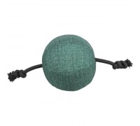 Мяч для собак TRIXIE CityStyle, с веревкой, из переработанных материал..