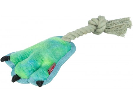 Trixie игрушка лапа животного на канате (плюш), 22 см