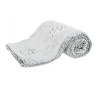 Одеяло с отпечатками лап TRIXIE Nando, мягкий флис, 75х50 см, светло-с..