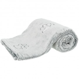 Одеяло с отпечатками лап TRIXIE Nando, мягкий флис, 75х50 см, светло-с..