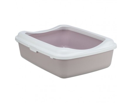 Trixie туалет для кота"Classic", 37х15х47см, бузковий/білий