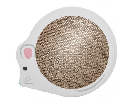 Trixie Junior драпак-мышь, 35х2.5х29.5см, картон, белый