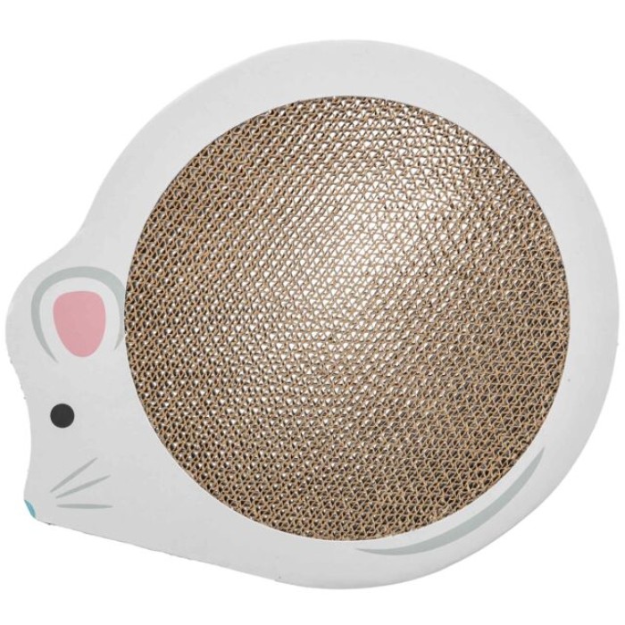 Trixie Junior драпак-миша, 35х2.5х29.5см, картон, білий