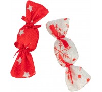 Игрушка для кошек Trixie Рождественская конфета, ткань, 2 шт, 11 см..