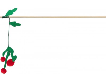 Игрушка для кошек Trixie Палочка-дразнилка с рождественской омелой, дерево, 48 см