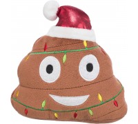 Іграшка для собак Trixie Різдвяний смайл, зі звуком, плюш, 17 см..