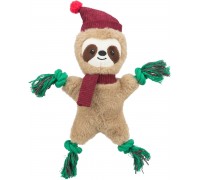 Іграшка для собак Trixie Різдвяний лінивець, плюш і канат, 30 см..