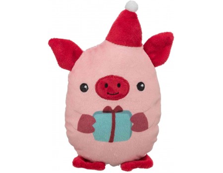 Іграшка для собак Trixie Різдвяна свинка, плюш, 19 см