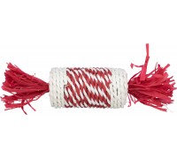 Іграшка для гризунів Trixie Різдвяний рол, паперова пряжа, 18 см..