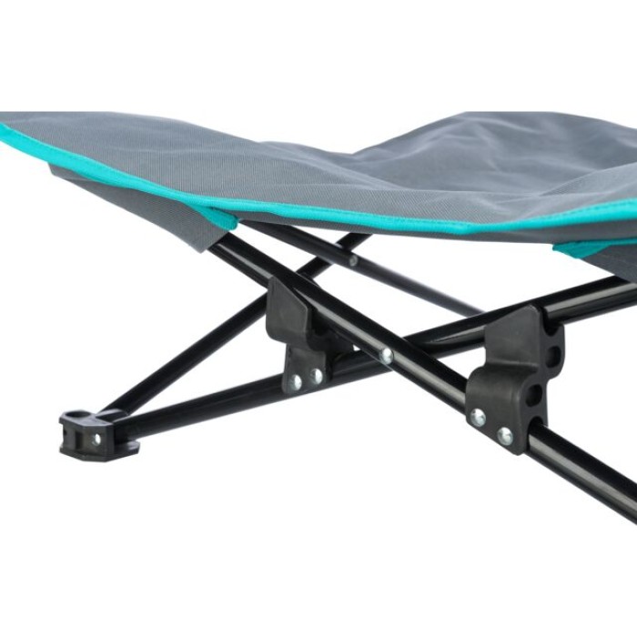 Похідне ліжко Trixie Camping bed для собак, темно-сірий/петроль, 88х32х88см