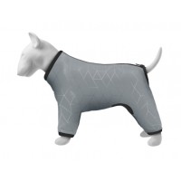 Дождевик для собак WAUDOG CLOTHES светоотражающий, m35, в 59-62 см, с ..