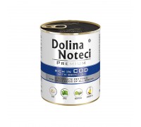 Влажный корм для собак Dolina Noteci Premium, с треской и брокколи, 80..