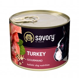 Savory Dog Gourmand индейка k 200g..
