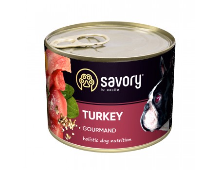 Savory Dog Gourmand индейка k 200g