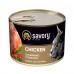 Вологий корм для стерилізованих котів Savory, з куркою, 200 г