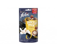 Ласощі для котів FELIX PARTY MIX Original, м'ясний мікс, 60 г..