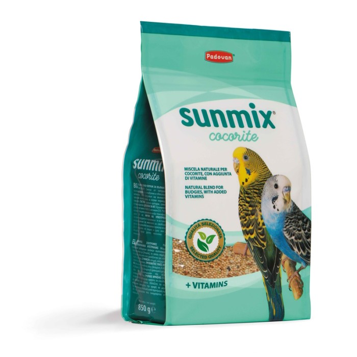 Padovan SunMix cocorite - Корм для волнистых попугаев Падован СанМикс Кокорите 850г