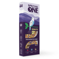 Пончики SPECIAL ONE «Барбарис, василек, кокос» для птиц, 60г (3 шт)