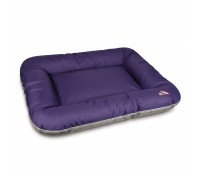 Лежак для собак «ASKOLD» 4 фіолетовий/сірий 80х60х13 см..