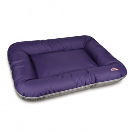 Лежак  для собак «ASKOLD» 4 фиолетовый/серый 80х60х13 см..