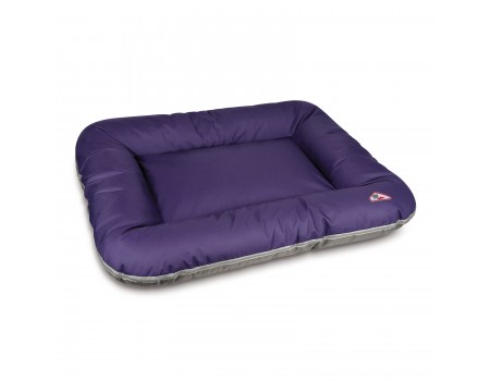 Лежак для собак «ASKOLD» 4 фіолетовий/сірий 80х60х13 см