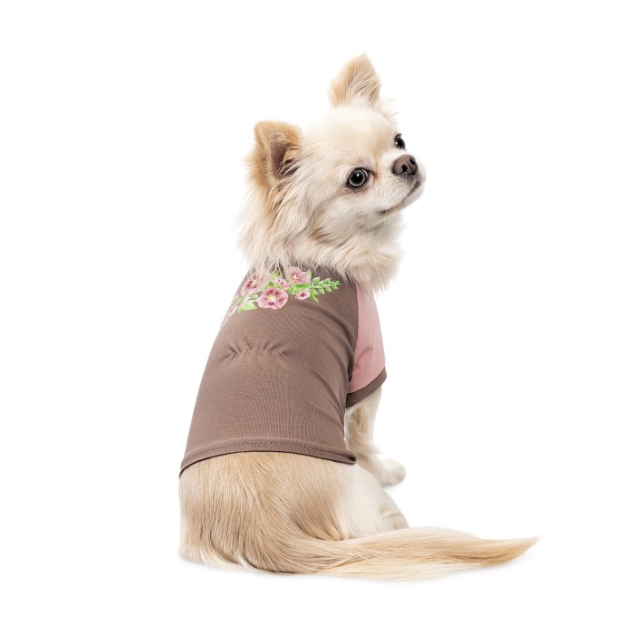 Футболка для собак Pet Fashion Rose, XS, для девочки, пудровый