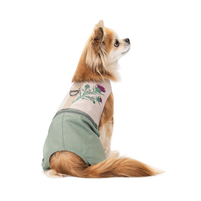 Шлея-костюм для собаки Pet Fashion Patrik, S, світло-сірий