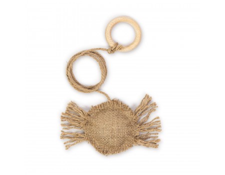 Іграшка для котів Природа "Крабик" + кільце, 10х16 см