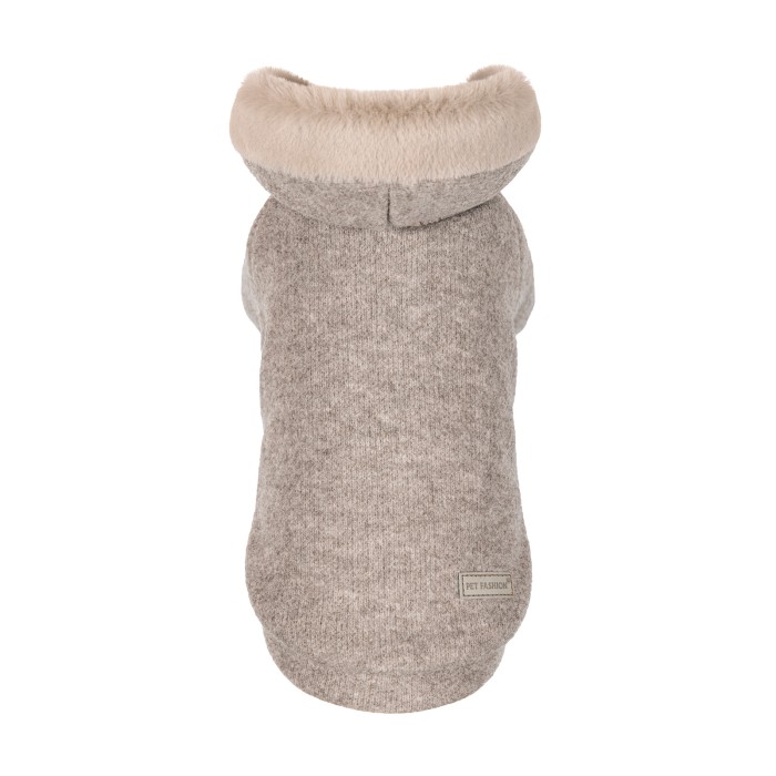 Толстовка для собак Flex Pet Fashion, L сірий меланж