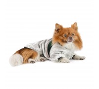 Куртка для собак Bony Pet Fashion, ХS белый, зеленый..