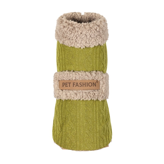 Попона для собак Gigi Pet Fashion, S фісташковий, бежевий