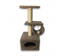 Дряпка Природа Саванна для котів з барабаном капучино 38x38x90 см..