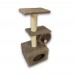 Дряпка Природа Саванна для котов з барабаном капучино 38x38x90 см  - фото 2