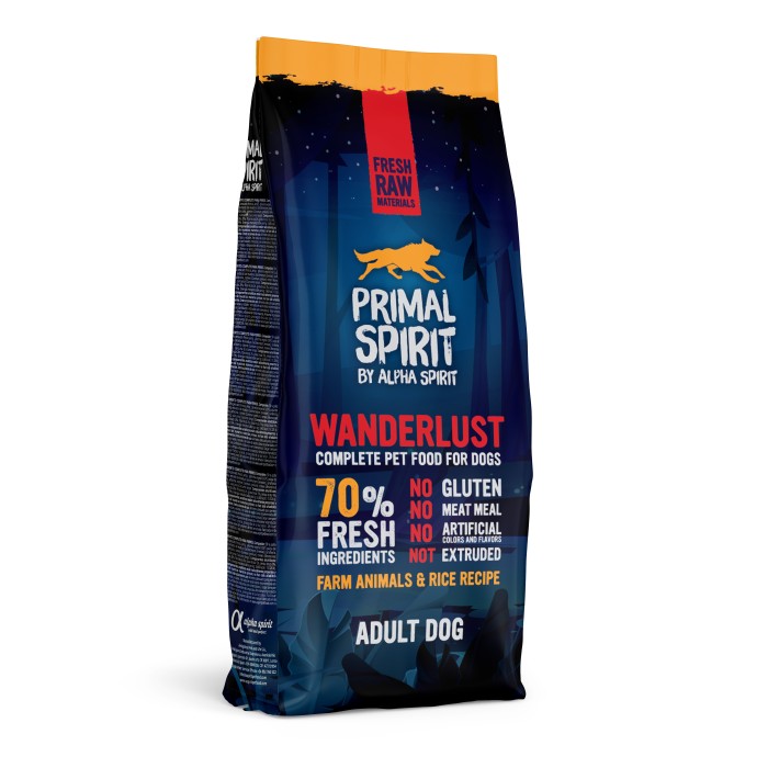 Сухий корм PRIMAL SPIRIT WANDERLUST, для собак, Вандерласт, 12 кг 