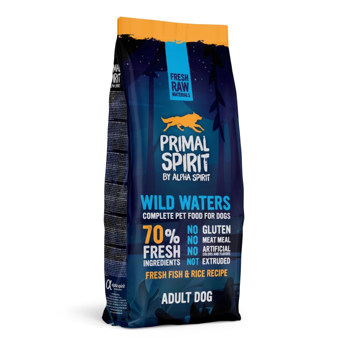 Сухий корм PRIMAL SPIRIT WILD WATERS, для собак, Вайлд Вотерс, 12 кг 